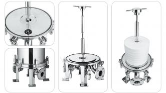 Sanitary Plate Type Cartridge  Filter Housing