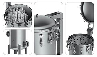 多支装弹簧式滤芯机