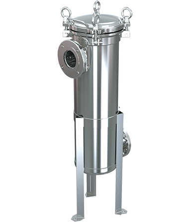 High Flow Rate Single Cartridges Filter Housing(High Pressure/Vertical)